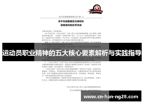运动员职业精神的五大核心要素解析与实践指导