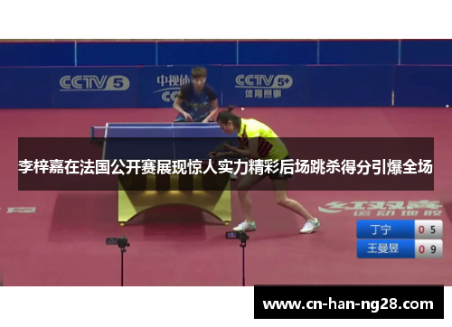 李梓嘉在法国公开赛展现惊人实力精彩后场跳杀得分引爆全场 李梓嘉在法国公开赛展现惊人实力精彩后场跳杀得分引爆全场